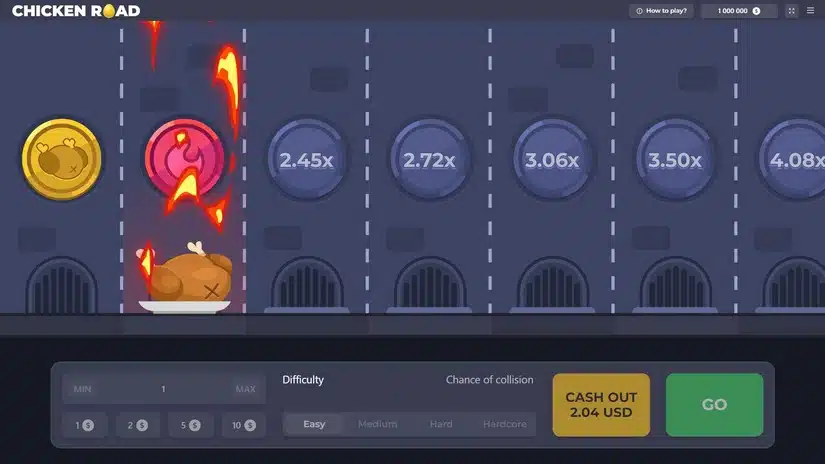 Χαρακτηριστικά του παιχνιδιού Chicken Cross.